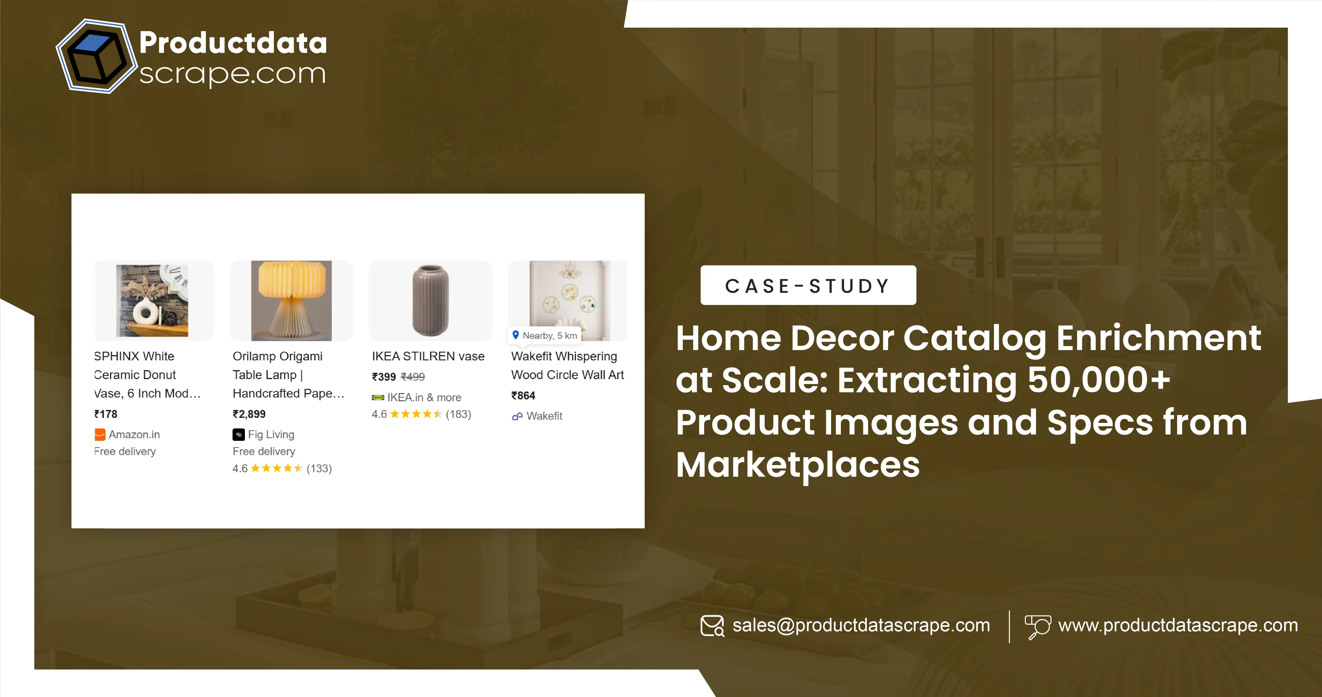 Home Decor Catalog Enrichment at Scale: Extracting 50,000+ Product Images and Specs from Marketplaces